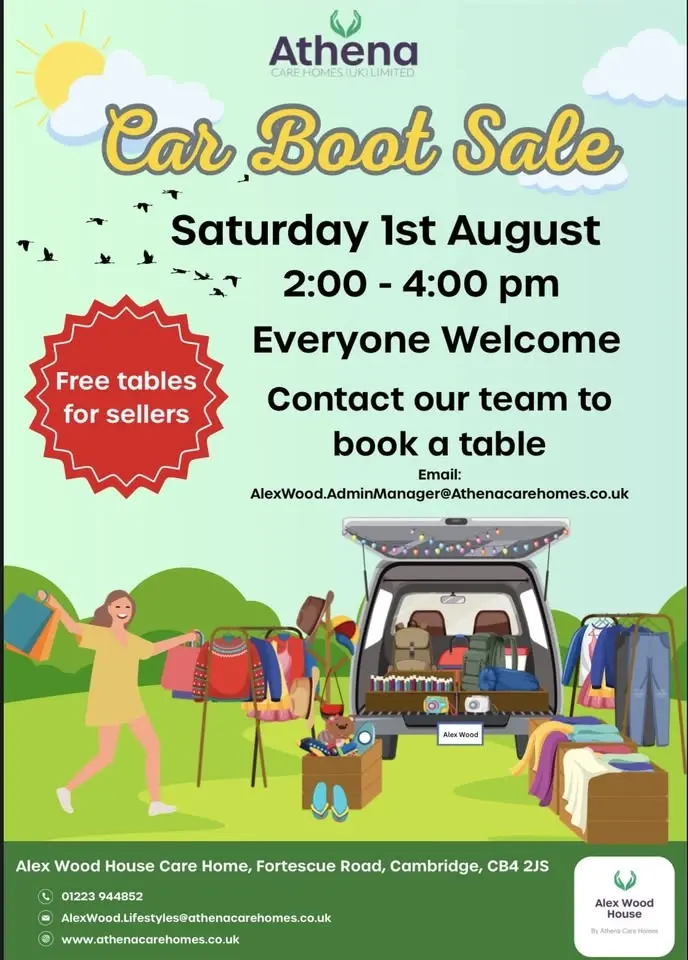 Alex Wood Car Boot Sale