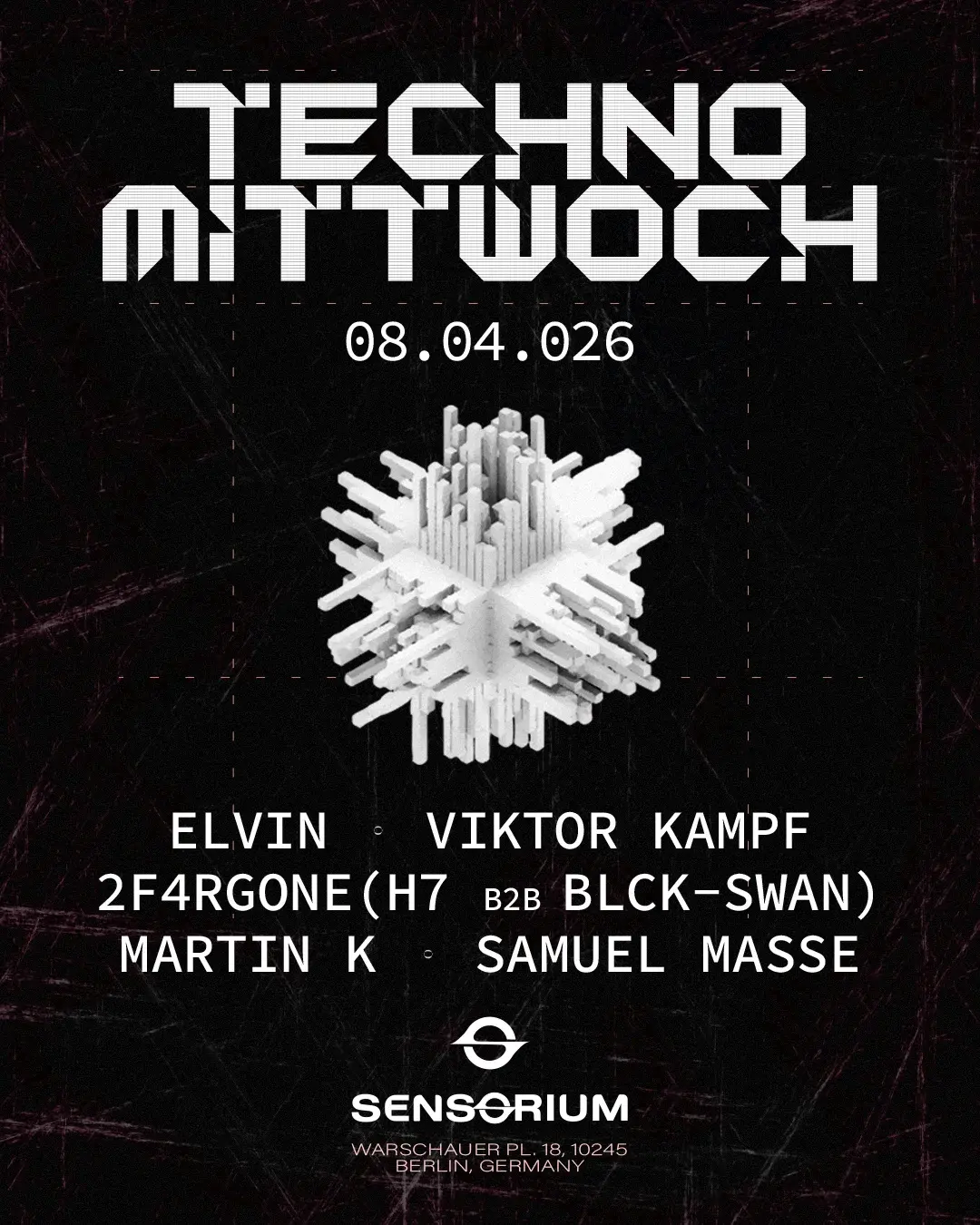 TECHNO MITTWOCH: TAKE YOUR FREE TICKET