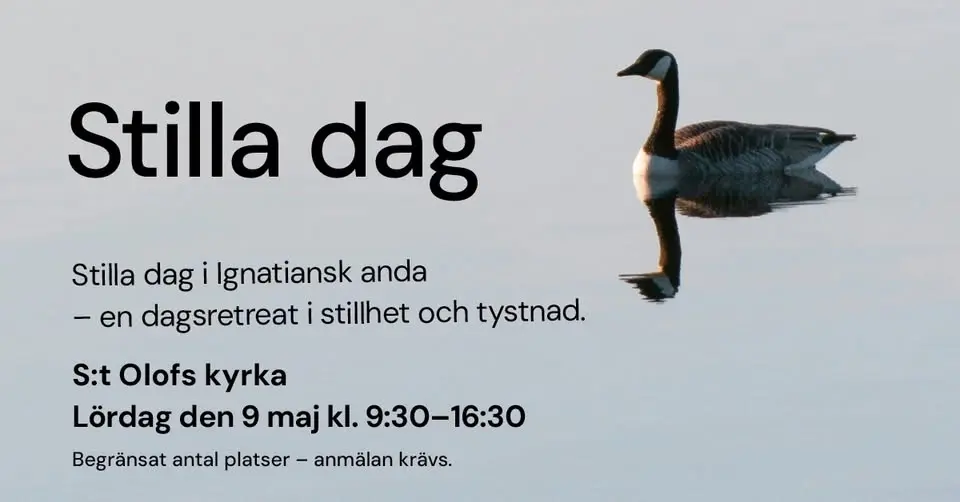 Stilla dag i Ignatiansk anda – en dagsretreat i stillhet och tystnad.