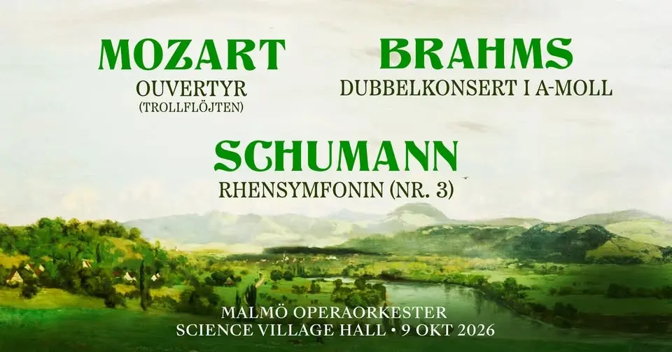 Konsert: Mozart, Brahms, Schumann