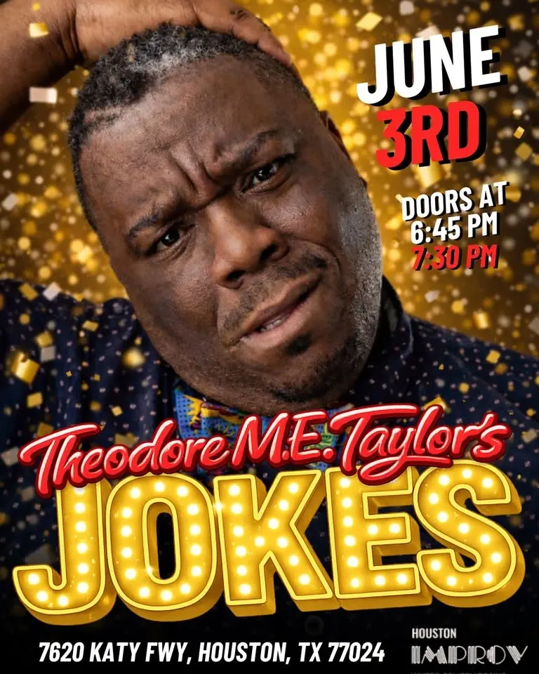 Theodore M.E. Taylor’s Jokes — First time headlining my home club with all-new material 🎤