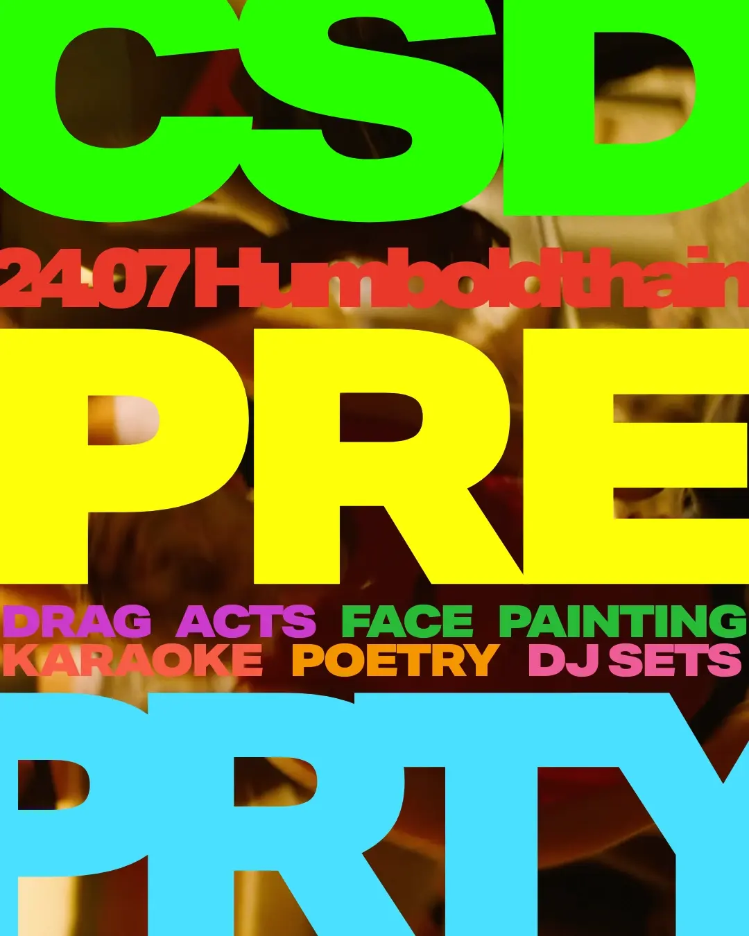 CSD PRE PARTY // DRAG SHOWS, FREE SHOTS, KARAOKE & FLINTA HEAVY LINEUP