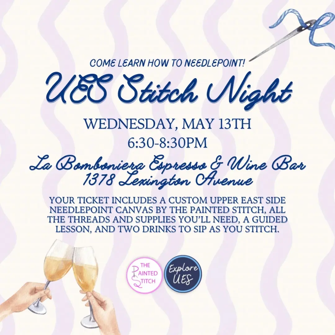 UES Stitch Night - Wednesday, 5/13