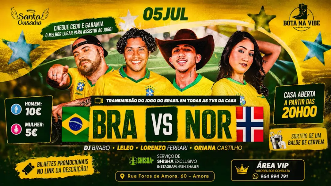 Bota Na Vibe (Brasil X Noruega)