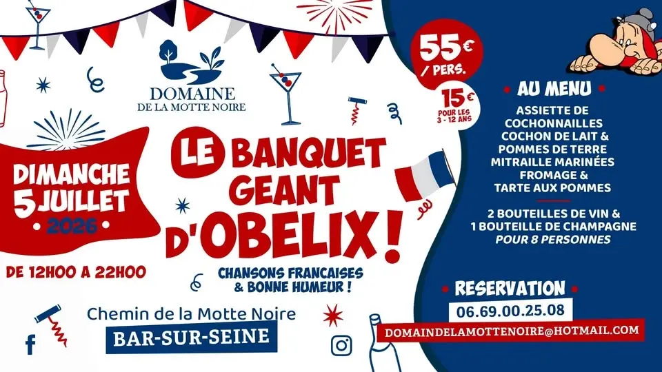LE BANQUET GÉANT D'OBÉLIX - Dimanche 5 Juillet