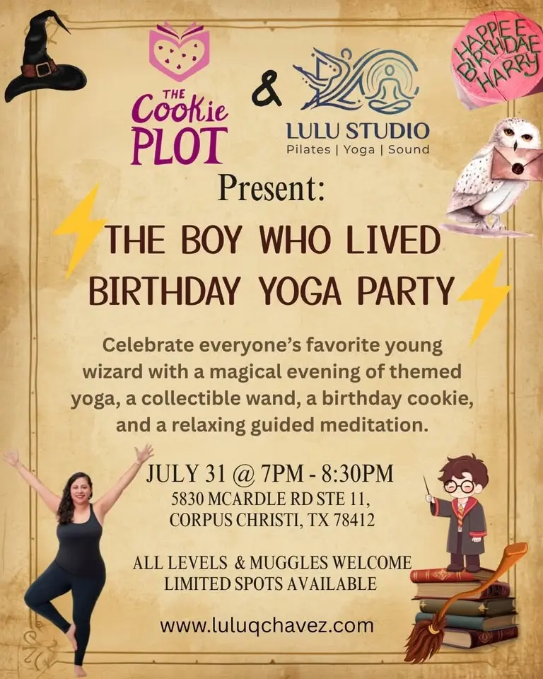 The Boy Who Lived Birthday Yoga Party