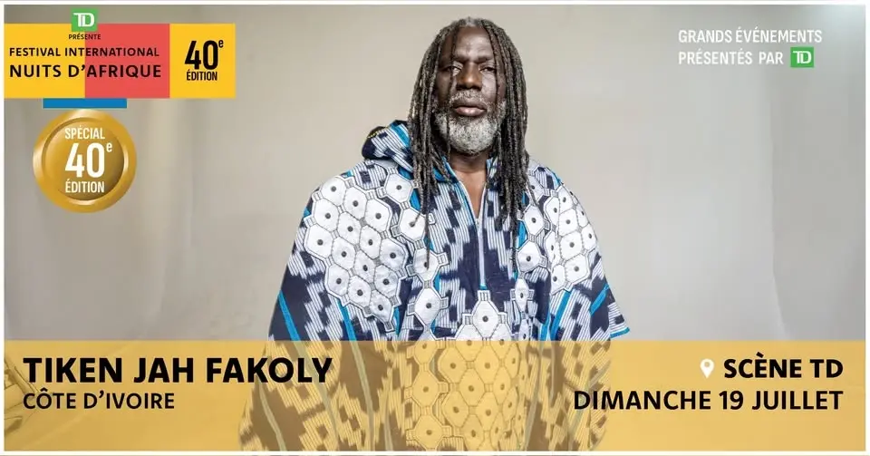 Tiken Jah Fakoly  - Festival international Nuits d'Afrique 2026