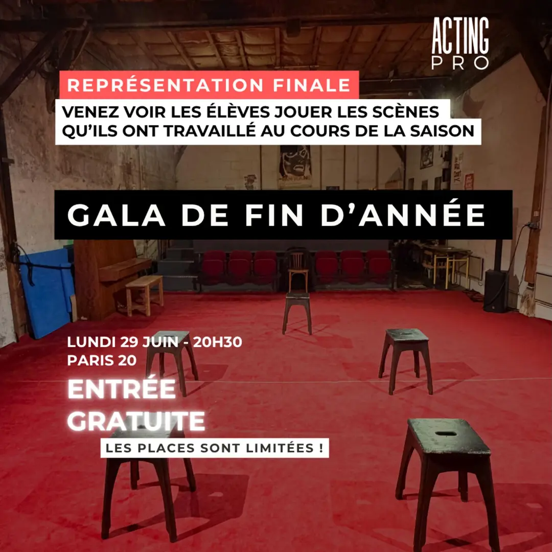 Acting Pro - Représentation Finale 2026