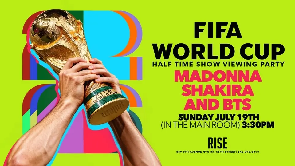 World Cup Half Time Show at Rise
