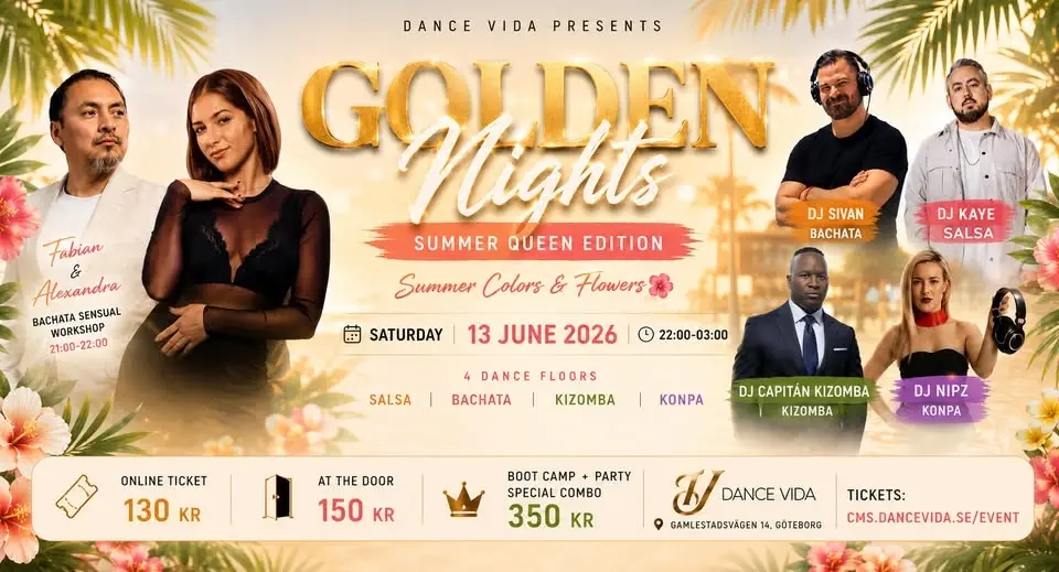 ✨ Golden Nights Party Summer Queen Edition ✨