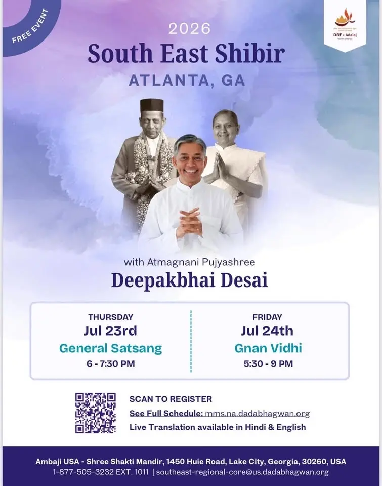 Dada Bhagwan Shibir with Deepakbhai Desai