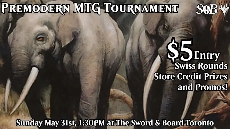 Sword & Board Monthly Premodern Tournamnet