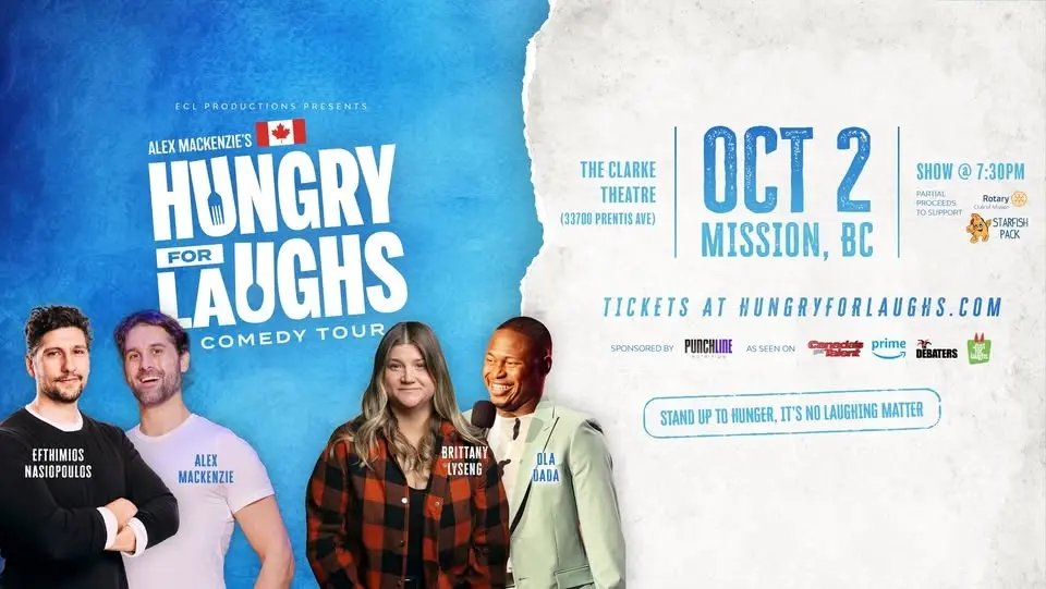 Mission, BC- Hungry For Laughs Comedy Tour