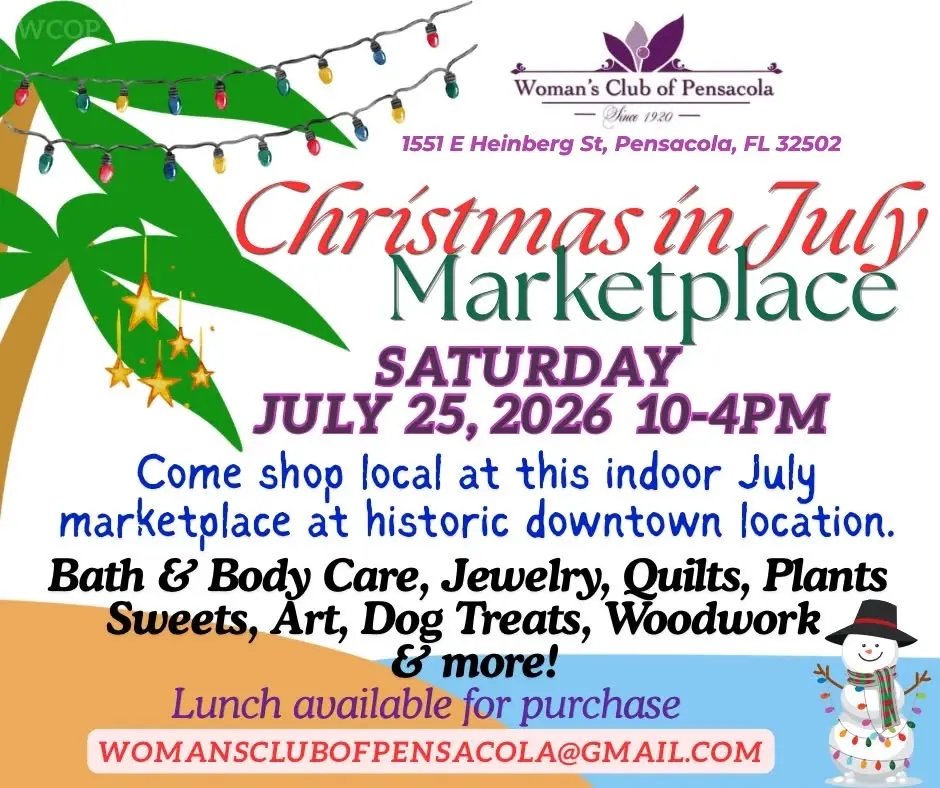 Christmas in July marketplace