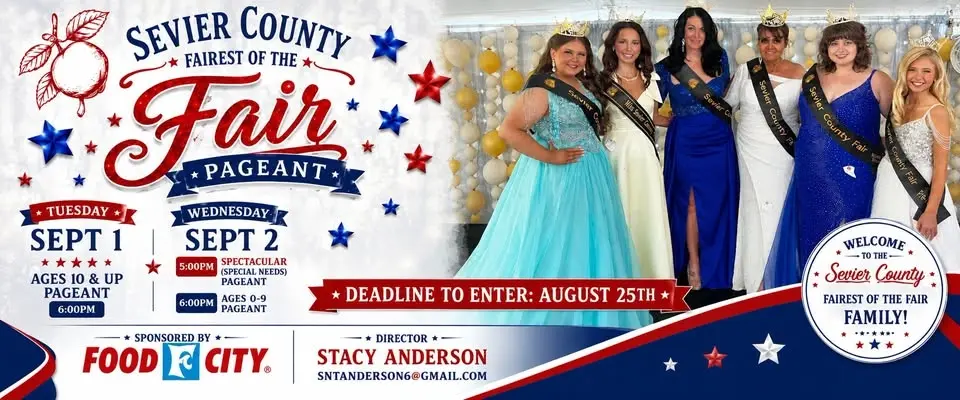 Sevier County Fairest of the Fair Pageant - 10 & Up Pageant