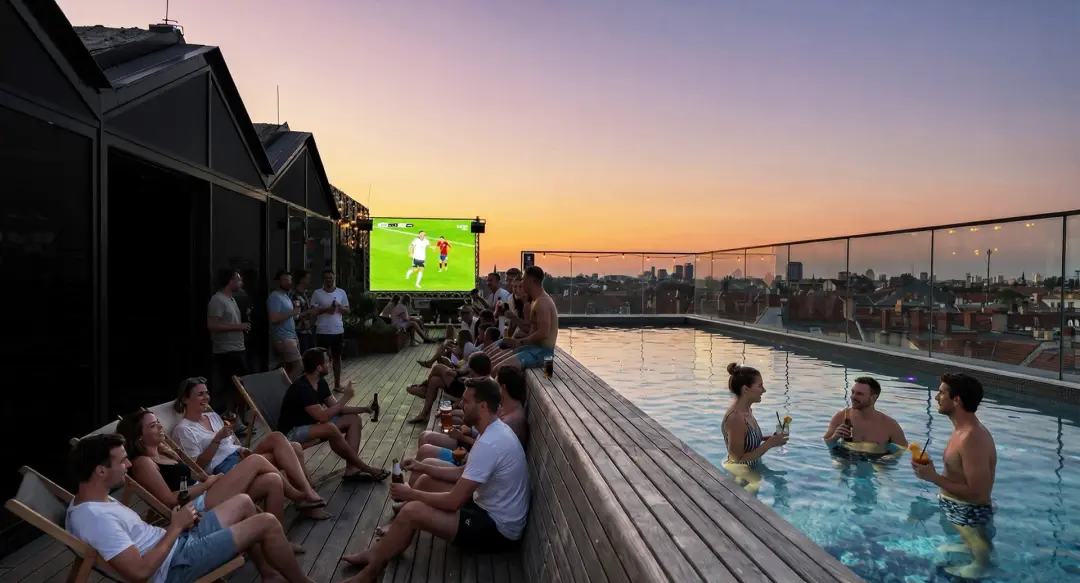 Friday Sunset Club | Rooftop. Pool. World Cup Viewing 🌅