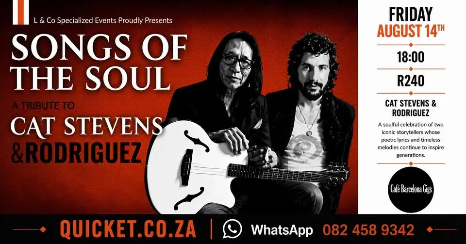 A Tribute to Cat Stevens & Rodriguez at Cafe Barcelona
