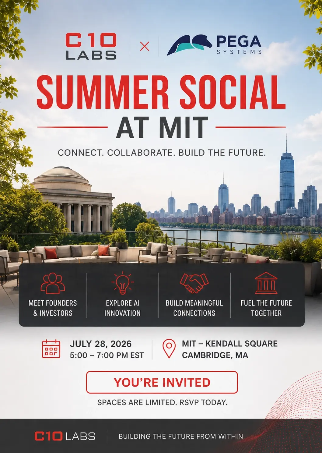 C10 Labs and Pegasystems (Pega Ventures and Launchpad) Summer Social - Community Event