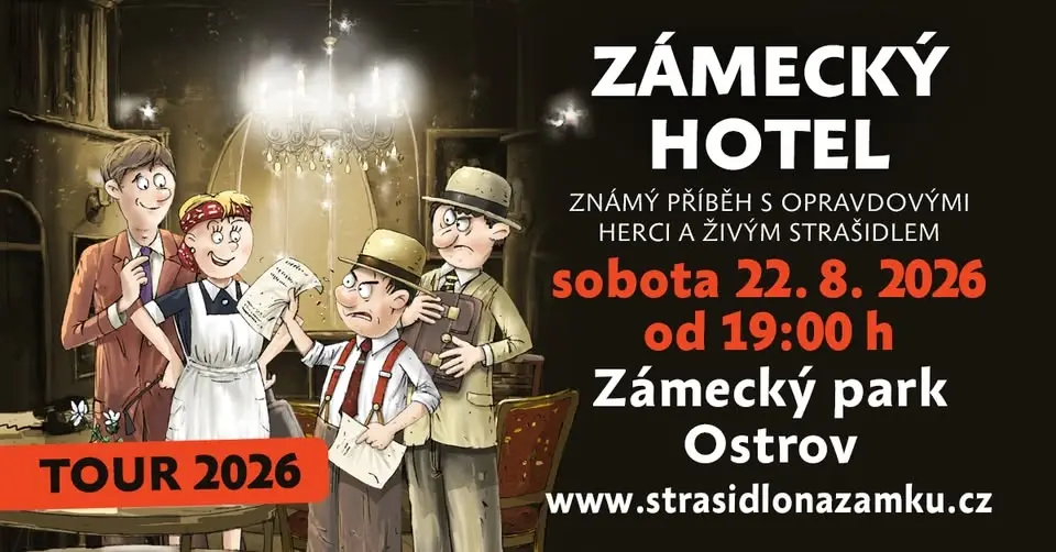 Zámecký hotel v zámeckém parku Ostrov 