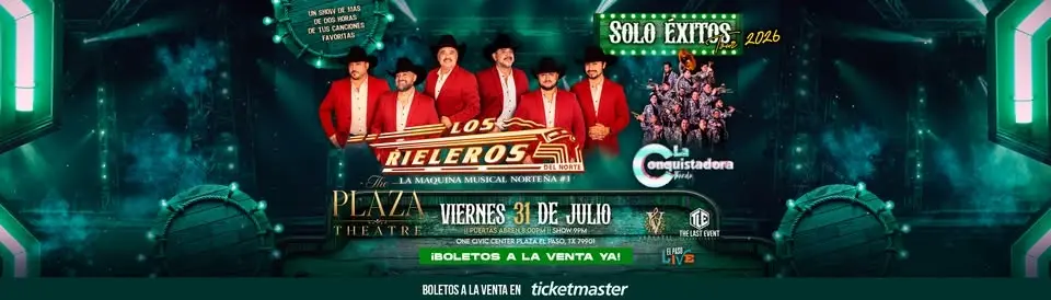 Los Rieleros del Norte llegan a EL PASO, TX