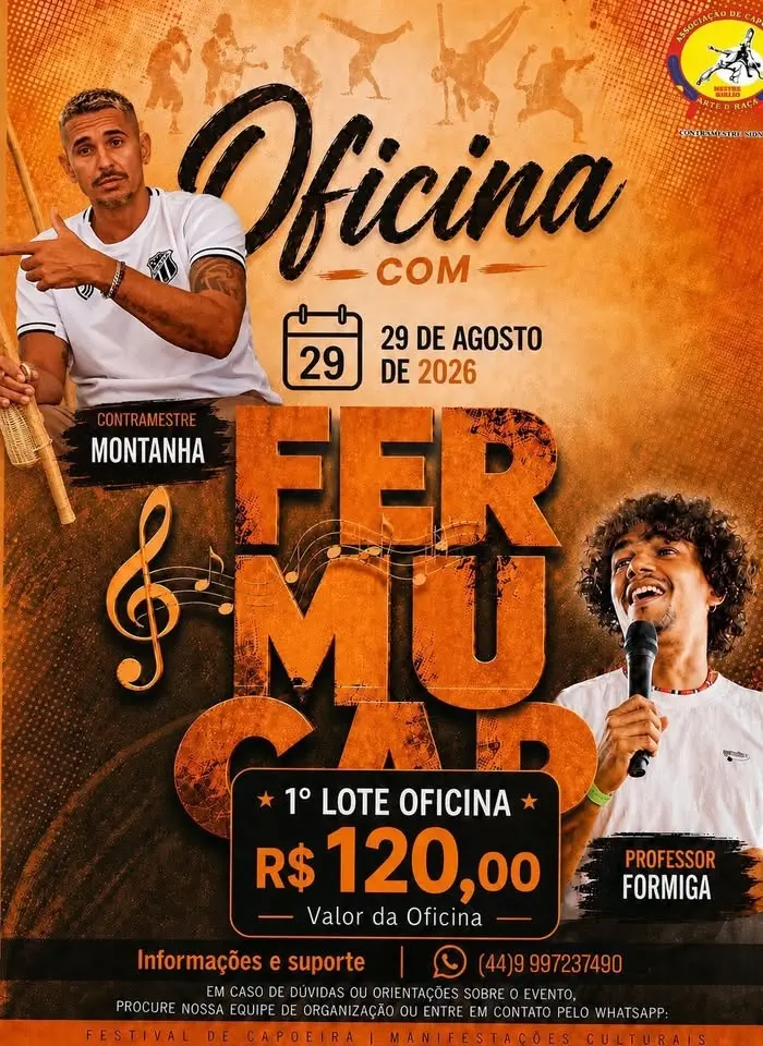 Fermucap: festival regional da música de capoeira 