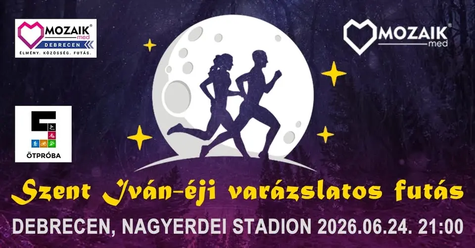 Szent Iván-éji varázslatos futás Debrecen