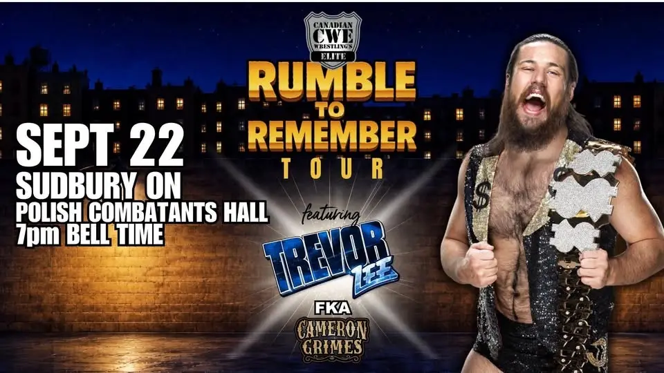 CWE Live In Sudbury Ft WWE/NXT/TNA Wrestling Star Trevor Lee