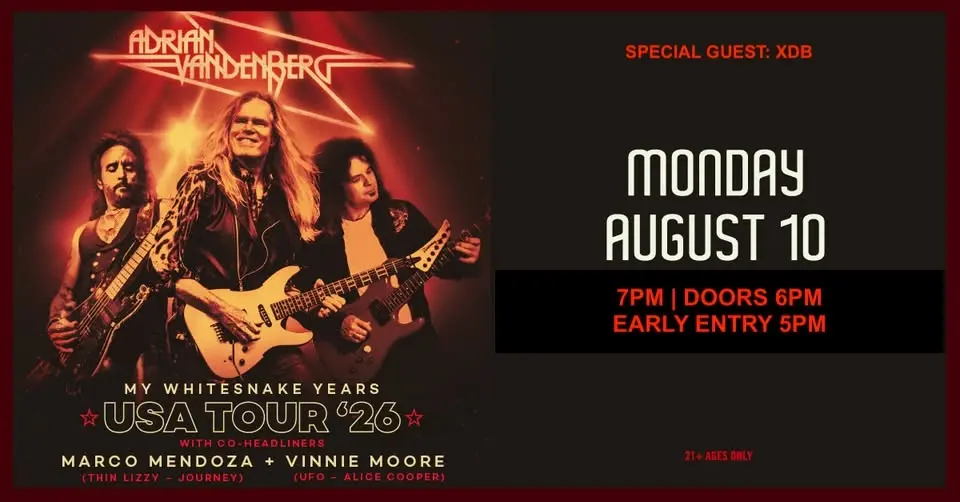 Adrian Vandenberg: My Whitesnake Years at Jergels