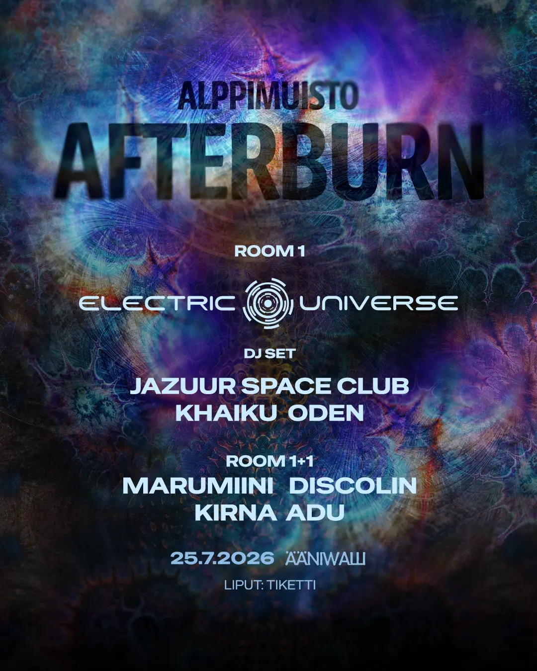 Alppimuisto Afterburn 2026