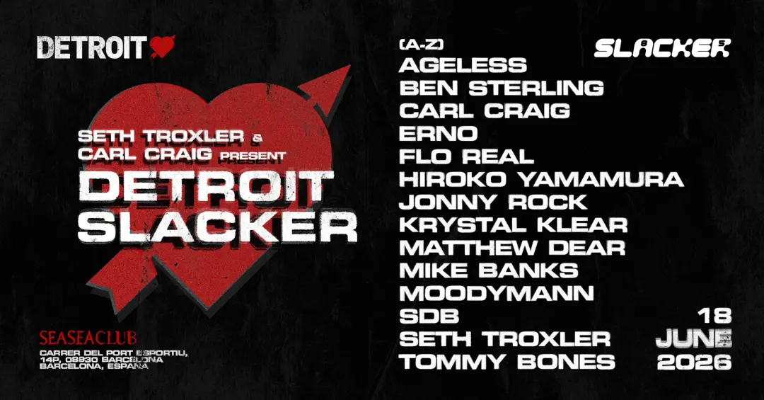 Detroit Slacker by Seth Troxler & Carl Craig