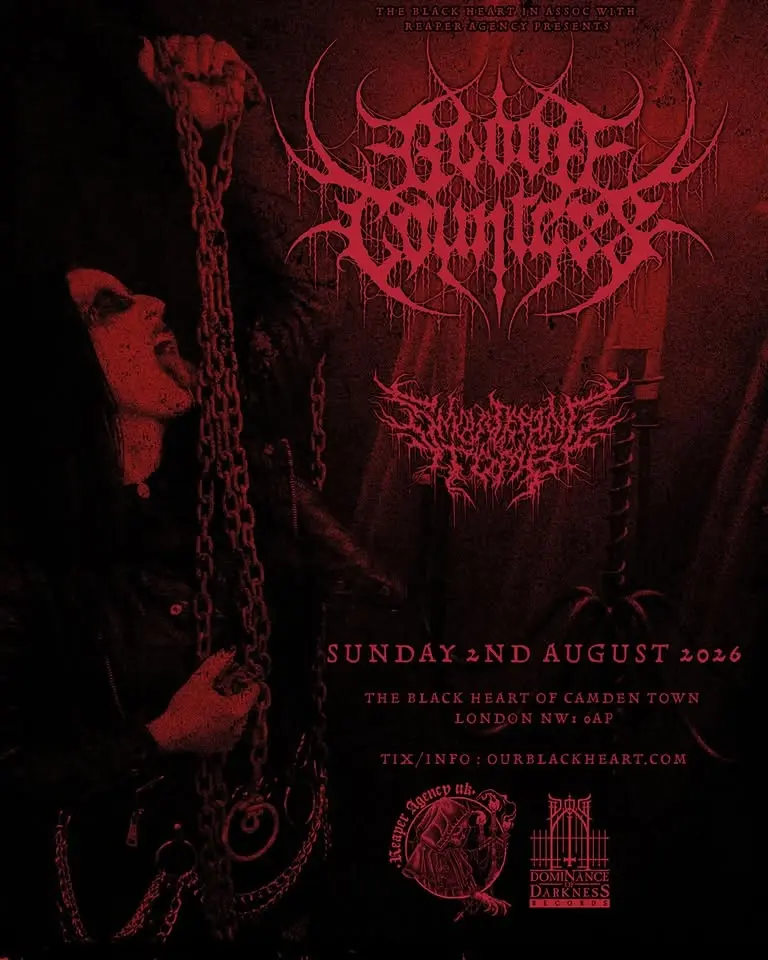 BLOOD COUNTESS + SMOULDERING TOMB - LONDON