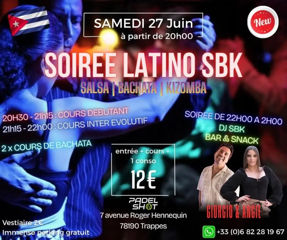Soirée Latino SBK 78 Montigny le Bretonneux