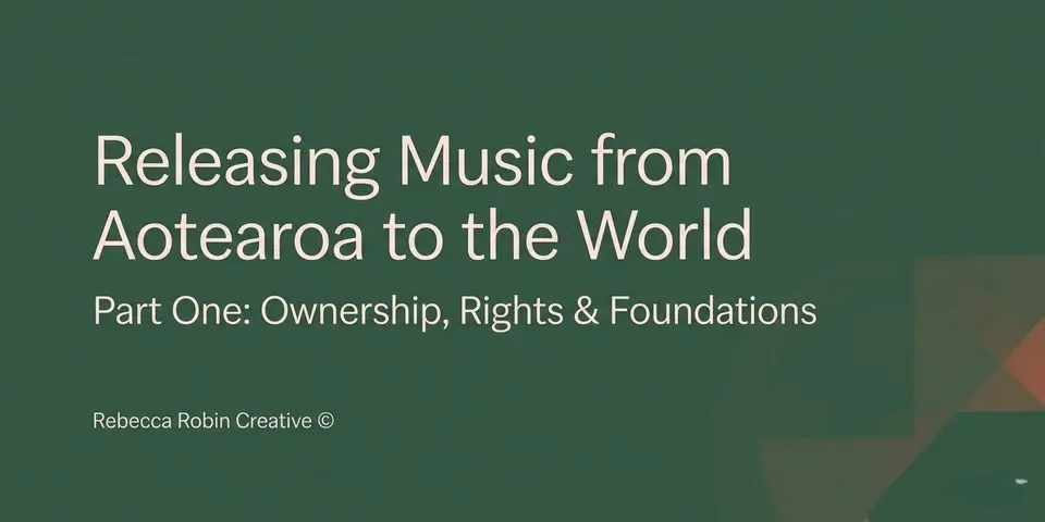 Releasing Music from Aotearoa to the World, Part One: Ownership, Rights & Foundations