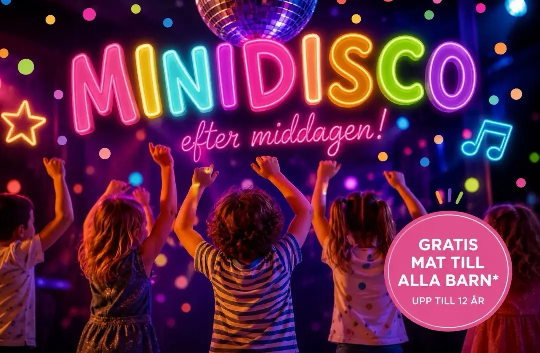 MiniDisco på q.bar – dans, musik & gratis mat för barn!