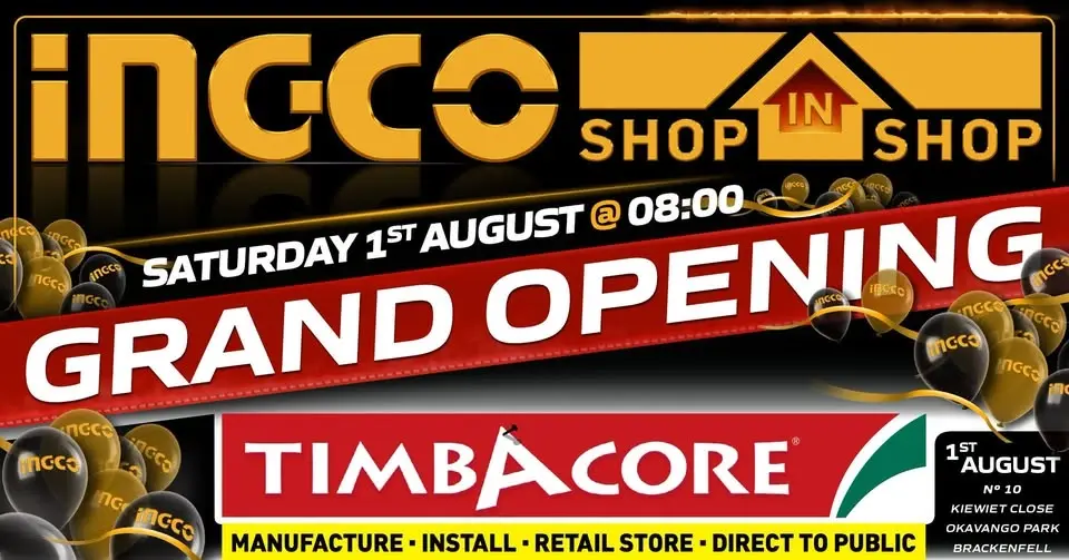 TIMBACORE INGCO Shop-in-Shop Grand Opening 
