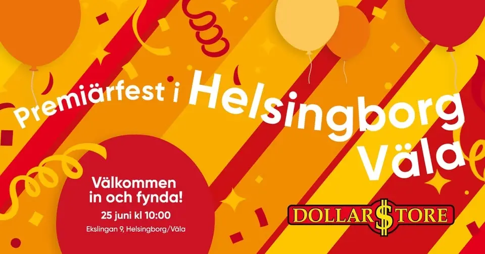 💛 Dollarstore Väla 25 juni 💛