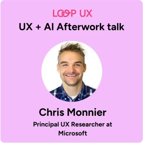 UX + AI Afterwork talk