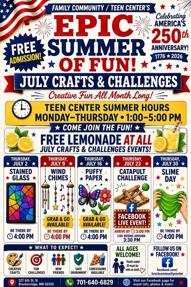 FREE Craft Day at the Breck Teen Center-Slime