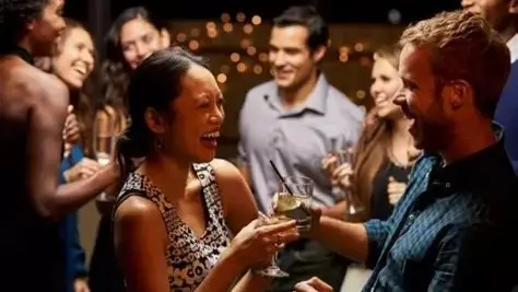 Getting together for drinks