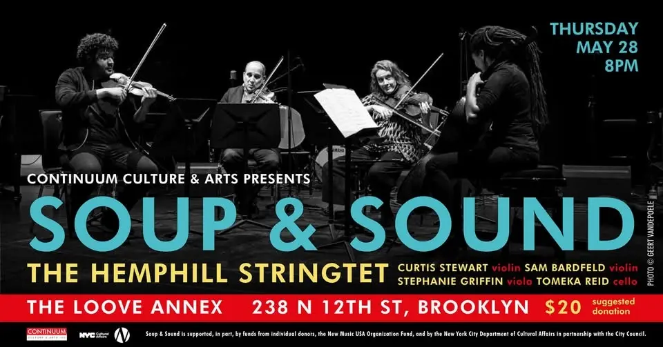 The Hemphill String Quartet: Soup & Sound at the Loove Annex