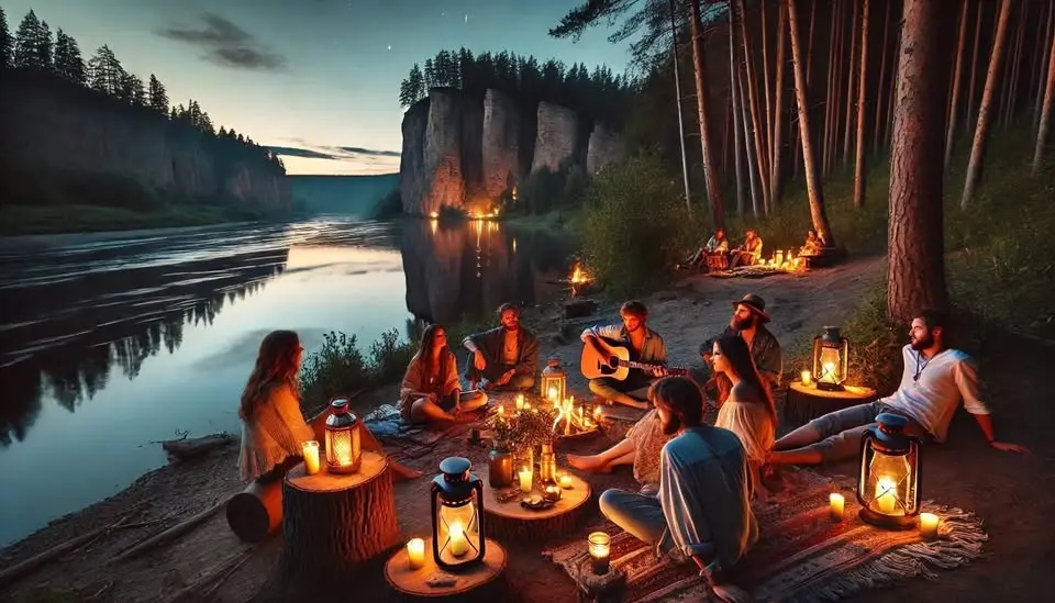 🪕🕯️ veillée sur les rives du Loup 🚶♂️ Rejoignez nous quand vous voulez Attention nouveau spot 👇