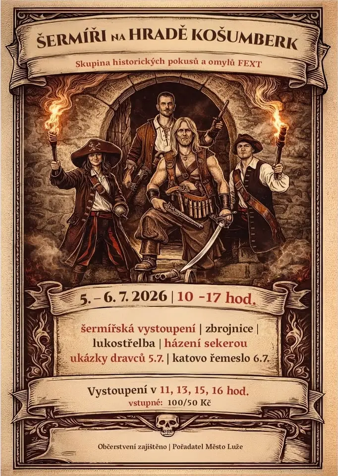 Šermíři na hradě Košumberku