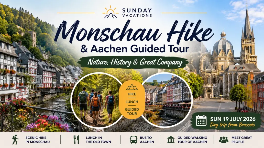 ๐ฅพ Monschau Hike & Aachen Guided Tour | A Perfect Sunday Escape