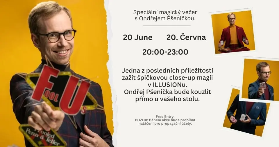 Speciální magický večer s Ondřejem Pšeničkou