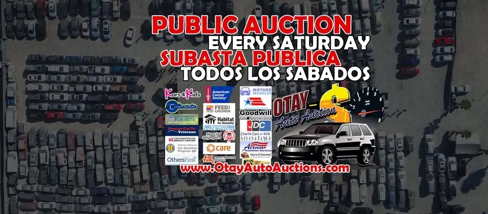 Over 200 vehicles starting at $500. Open to the Public!