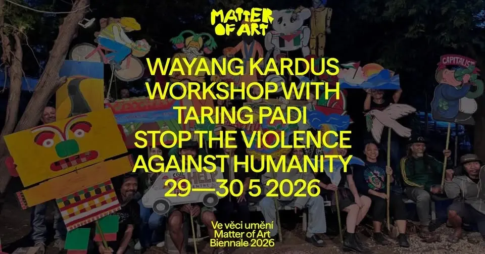 Workshop wayang kardus s Taring Padi | Zastavte násilí proti lidskosti