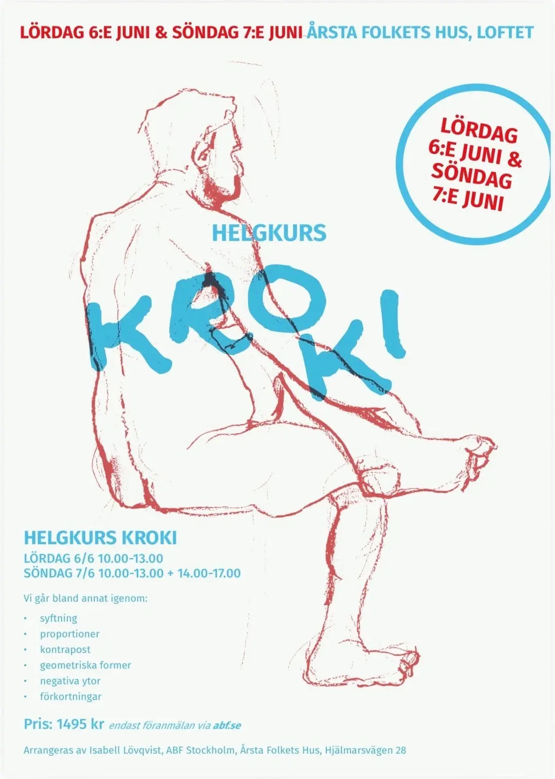 Helgkurs Kroki