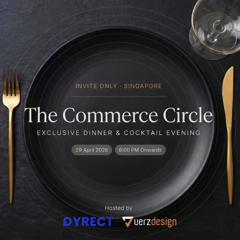๐ฝ๏ธ The Commerce Circle - An "Invite-Only" Dinner for Ecommerce Leaders ยท Singapore