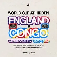 World Cup x Hidden - England vs Congo