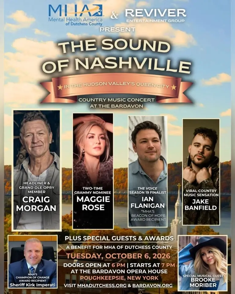 The Sound of Nashville in the Hudson Valley’s Queen City - MHA of Dutchess County & Reviver Ent Grp